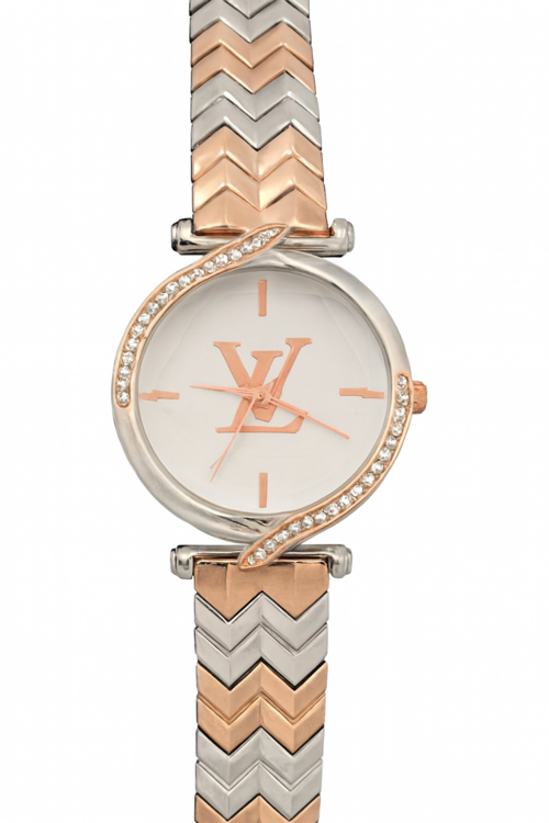 luxurious-chevron-crystal-watch